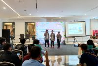 Teman-teman difabel saat tampil bernyanyi dalam acara peringatan Hari Disabilitas Intenasional 2024.