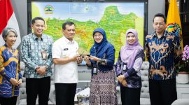 Gubernur Jateng Ahmad Luthfi saat audiensi dengan BPJS Kesehatan, Rabu 3 September 2025.
