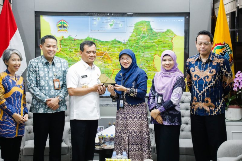 Gubernur Jateng Ahmad Luthfi saat audiensi dengan BPJS Kesehatan, Rabu 3 September 2025.
