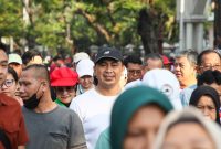 Wakil Gubernur Jawa Tengah Taj Yasin Maimoen melebur dalam lautan masyarakat pada puncak perayaan RRI Fest 2025 yang digelar LPP RRI Semarang, Minggu 7 September 2025.