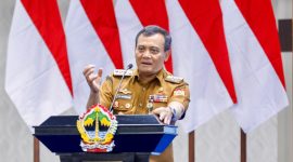 Gubernur Jawa Tengah Ahmad Luthfi mengukuhkan Forum Pengurus Karang Taruna Provinsi Jawa Tengah periode 2025-2030 di Gradhika Bhakti Praja, Senin, 8 September 2025.