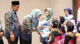 Wakil Gubernur Jawa Tengah, Taj Yasin Maimoen, menghadiri Pengukuhan Kelompok Kerja (Pokja) Bunda PAUD Provinsi Jawa Tengah periode 2025–2029 yang digelar di Hotel Wahid Prime, Salatiga, Kamis 11 September 2025.