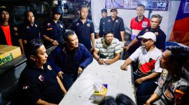 Gubernur Jawa Tengah Ahmad Luthfi turun langsung jagongan bareng warga di benerapa pos kamling di Kota Semarang, Kamis malam, 11 September 2025.