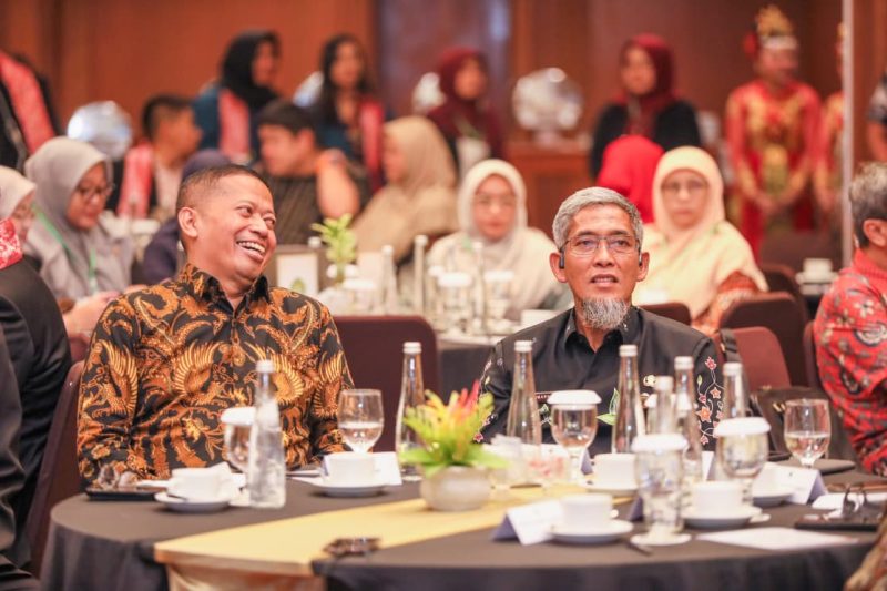 Sumarno, saat menghadiri Musyawarah Wilayah Asosiasi Institusi Pendidikan Kedokteran Indonesia (AIPKI) Regional Wilayah IV di Hotel Santika Premiere Semarang, Jumat, 19 September 2025.  