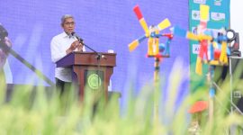 Sekretaris Daerah Provinsi Jawa Tengah, Sumarno di acara Jamnas I Jatam di Universitas Muhammadiyah Gombong Sabtu, 20 September 2025.