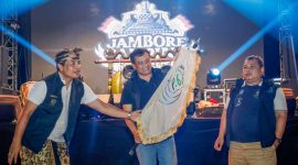 Gubernur Jateng, Ahmad Luthfi dikukuhkan sebagai Bapak Komite Pecinta Alam Indonesia dalam acara Jambore Camping Nasional di Camping Ground Kampoeng Kopi Banaran, Bawen, Kabupaten Semarang, Sabtu, 20 September 2025. 