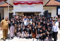 Gus Yasin, mewakili Gubernur Jateng Ahmad Luthfi, saat peresmian Program CSR Disabilitas Pertamina dan Kecamatan Berdaya di Kecamatan Kemusu, Boyolali, Selasa 23 September 2025.